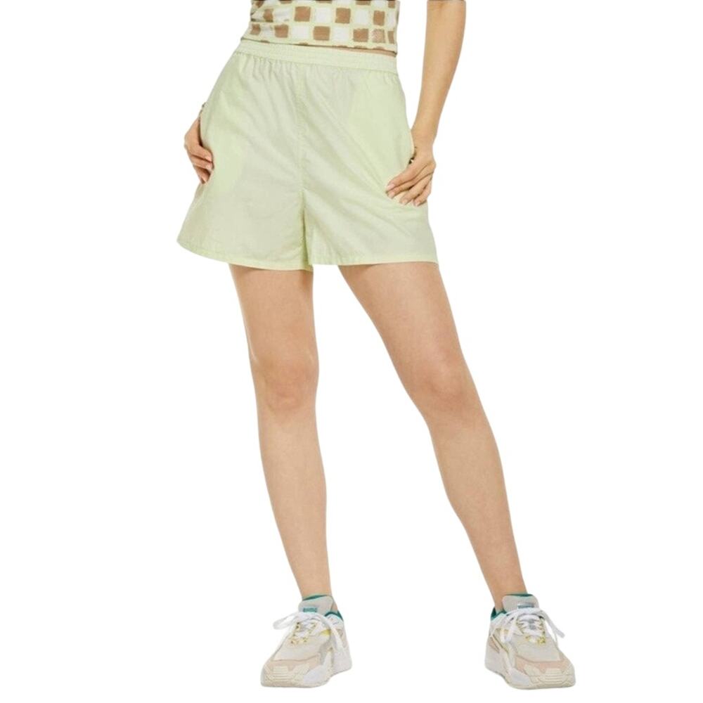 NWT Nordstrom BP. Light Green 100% Cotton Casual Pull On Shorts Size XS
